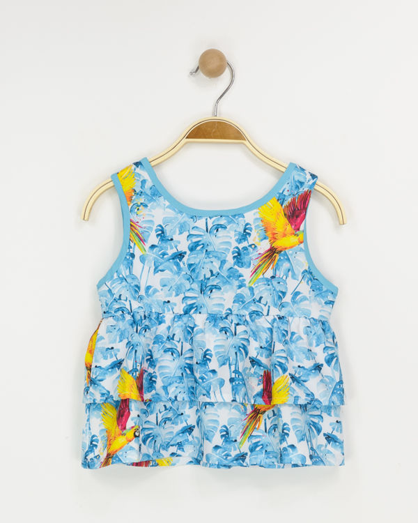 Picture of JH4355-GIRLS  SLEEVELESS FRESH SILKY MATERIAL4-16 YEARS